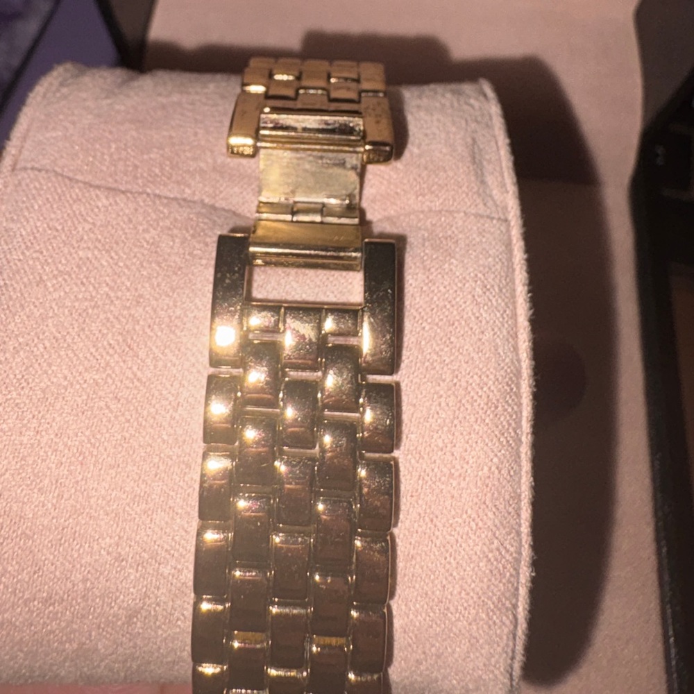 Gold-Tone Bracelet Watch With Star Accents - Picture 3 of 6